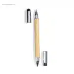 Bolígrafo lápiz eterno bambú para logo