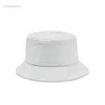 Sombrero bob paja papel blanco