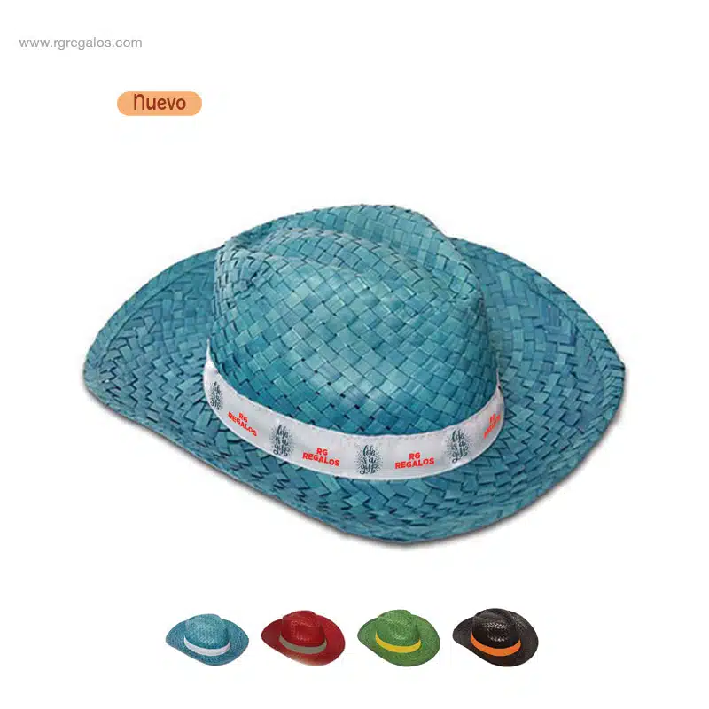 Sombrero de paja colores personalizado