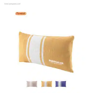 Coixí platja funda cotó per a logo