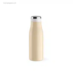 Botella acero inox reciclado 500ml crema