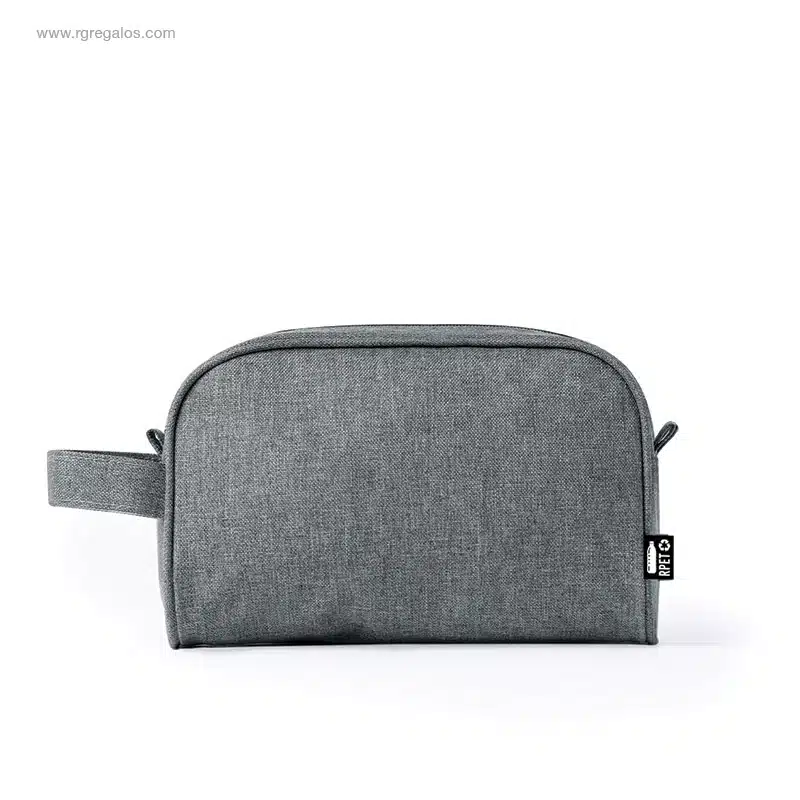 Neceser barato personalizado en RPET gris