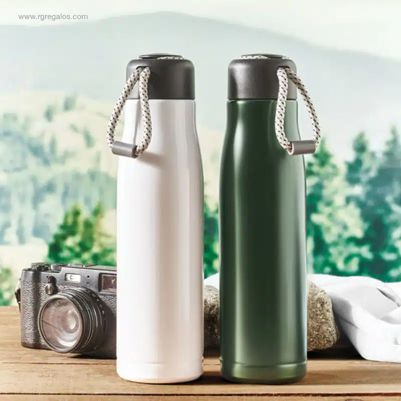 Botella termo acero inox reciclado para regalos de empresa