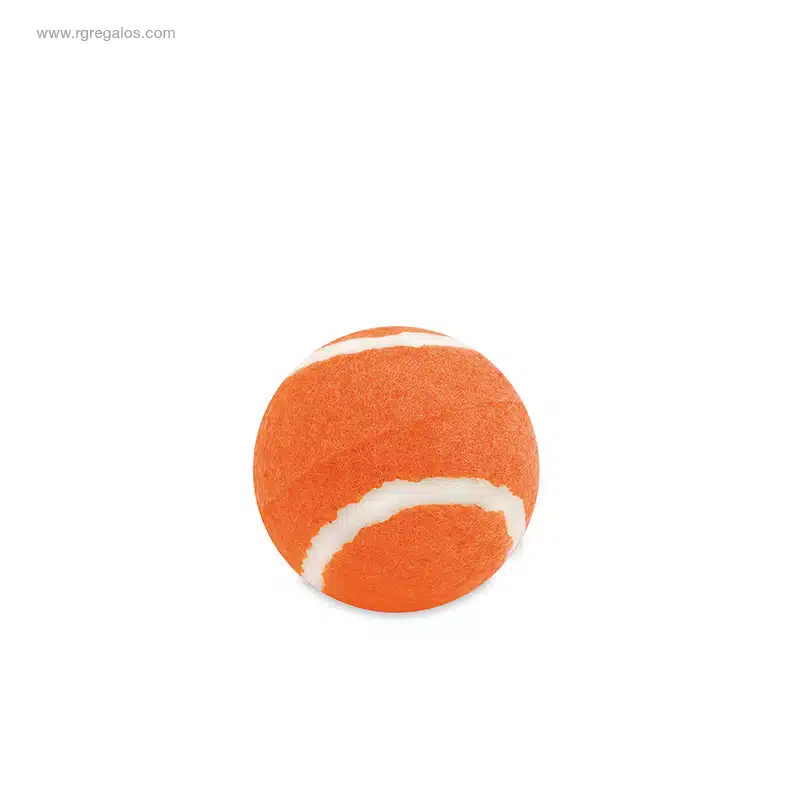 Pelota para mascotas personalizada naranja