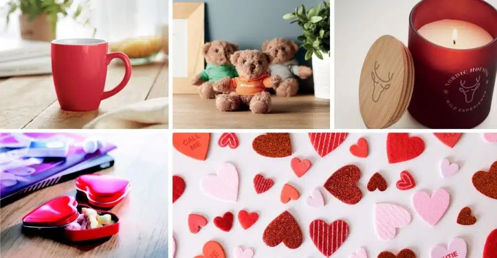 Merchandising para San Valentín regalos publicitarios baratos