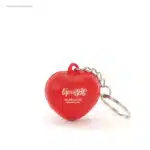 Llavero corazón antiestrés personalizado