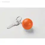 Llavero bola naranja para logo