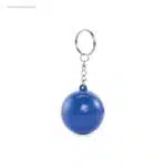 Llavero personalizado forma bola azul