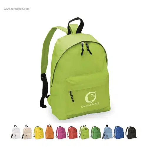 Mochila colores para personalizar para merchandising escolar