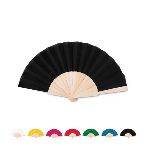 Abanico madera colores merchandising