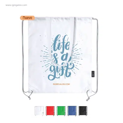 Mochilas personalizadas de cuerdas rpet para regalos publicitarios en Barcelona