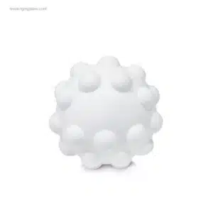 Pelota antiestrés 3D personalizada blanca