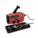 Radio de emergencia solar multifunción carga móvil