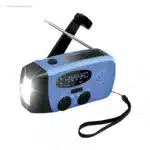 Radio de emergencia solar multifunción azul
