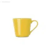 Taza de café personalizada amarilla