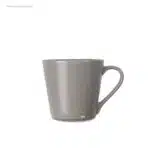 Taza de café personalizada gris