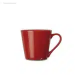 Taza de café personalizada roja