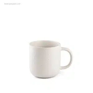 Taza de café rústica 90ml blanca