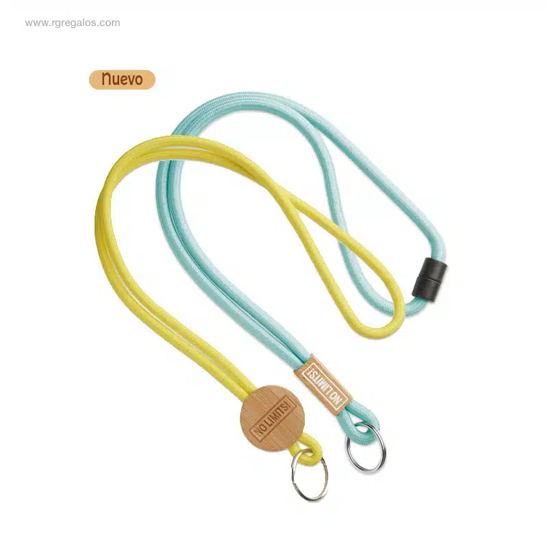Lanyard personalizado detalle bambú
