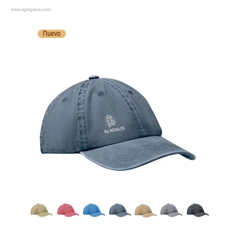 Gorra vintage personalizada algodón 265gr