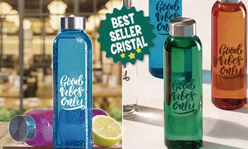 Botella personalizada cristal RG regalos promocionales